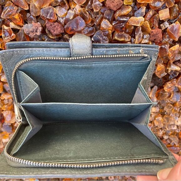 Liebeskind Berlin Forest Green Leather Wallet. - Picture 9 of 10